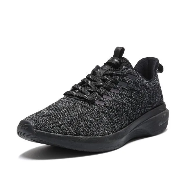 Erke Cushioning Men Running Shoes Black