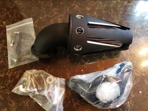 Harley Blacked out Velocity Stack kit Made in the USA D&M Customs/ Super Nice, fits 1990 to 2015 Evo and Twin Cam, CV, Delphi EFI