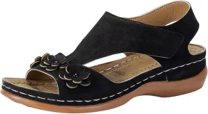 Wedge Sandals for Women Dressy Orthopedic Slip On Slide Slippers Arch Support Platform Walking Sandals