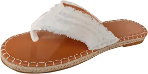 Women's Flip Flops Fashion Platform Fisherman Beach Style Slip on Sandals Summer Comfortable Thong Sandals
